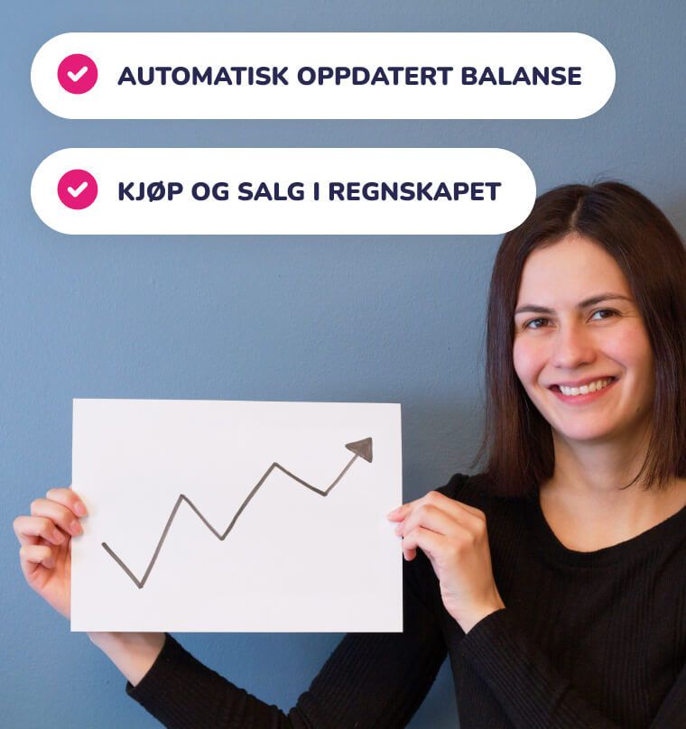 Aksjemodul for regnskap